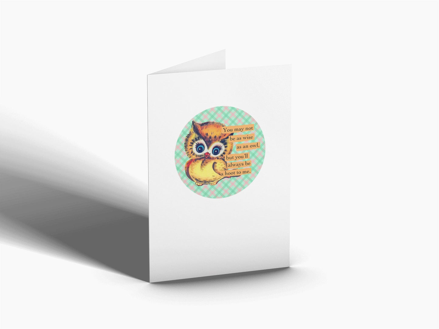 Hoot to Me - Greeting Card - Dodgy Greetings - the candle tailor