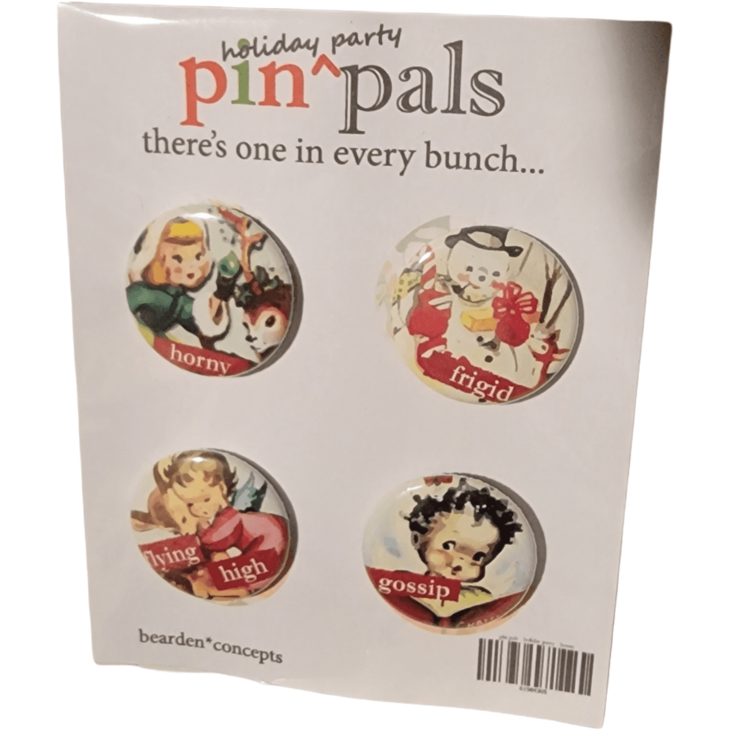 Pin Pals-Holiday Party - Brooches & Lapel Pins - Pin Pals - the candle tailor
